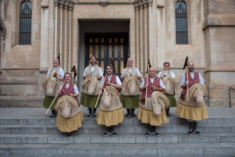 Presentació oficial dels Cavallets de Sabadell als socis de l'Esbart Sabadell Dansaire