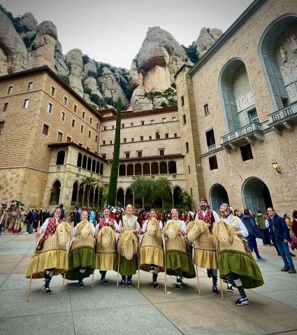 Els Cavallets de Sabadell a la Trobada de Bestiari Festiu a Montserrat