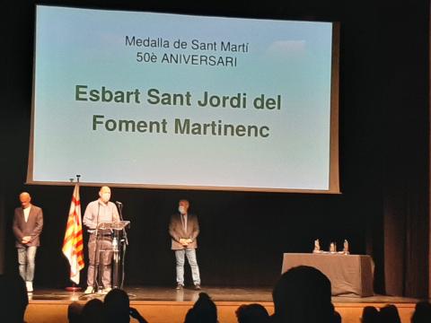 Esbart Sant Jordi del Foment Martinenc. Medalla d’Argent de Sant Martí.