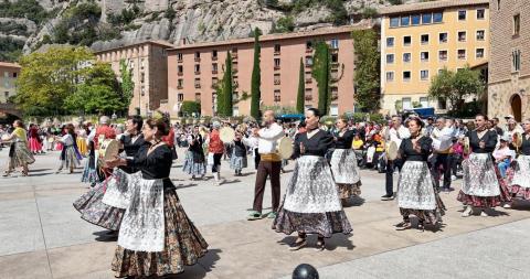 Nova etapa de l'Aplec d'esbarts a Montserrat