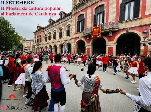II Mostra de Cultura Popular al Parlament de Catalunya